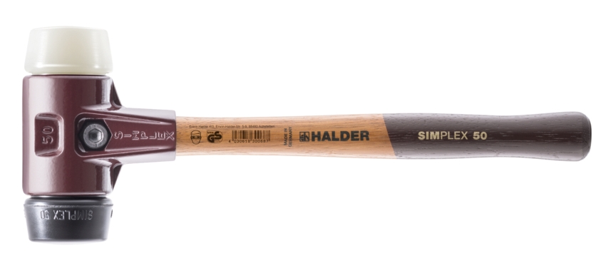Palice simplex Halder s výměnnými koncovkami.